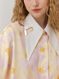 NEW! Biary Georgia Set เสื้อเชิ้ตแต่งดีเทลปก มาคู่กับกระโปรงกางเกงอัดพลีท