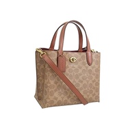 Coach bag women's handbag 2way diagonal hanger shoulder bag beige light brown sig