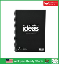 Unicorn A4 Sketch Book 200gsm 30 Sheets Wire-O Binding (USB-911)