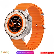 MT30 Smart Watch Ultra Series 8 Men NFC Sport Smart Watch Ultra GPS Track Fitness Watch Wirele Charg Tiltok Control 45mm Strap