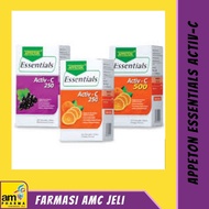 APPETON ESSENTIALS ACTIV-C (250mg & 500mg)