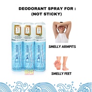 Dr Mist Semburan Badan/Dr Mist Deodorant Spray 75ml X 3 bottles (Helps Remove Body Odor)
