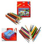 สีไม้ระบายน้ำนกแก้ว 24 กล่องกระดาษ : Faber-Castell 24 Watercolour Pencils