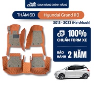 6D Hyundai Grand i10 (HB) 2012 - 2023 ZKAPET car floor mats (5 seats)