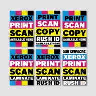 Print Scan Xerox Copy Tarpaulin Signage