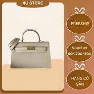K21 handbag with gold tag, size 21cm, high quality epsom leather