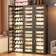 Shoe cabinet household large-capacity plastic dustproof shoe rack shoe cabinet storage cabinet multifunctional