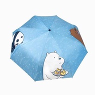 熊熊遇見你-晴雨兩用自動傘-熊熊忙碌中款