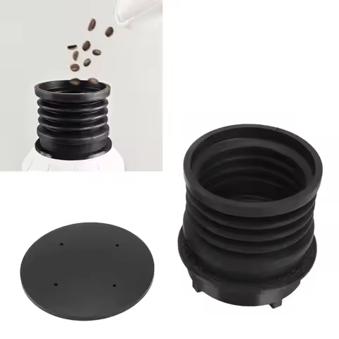 Single Dose Hopper Silicone Hand Pressure Coffee Grinder Blowing Bean Bin for ZD-15n ZD12 ZD15 ZD16 