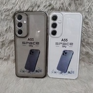Softcase Casing SAMSUNG A55 Transparent Silicone Back Protector HP + Camera