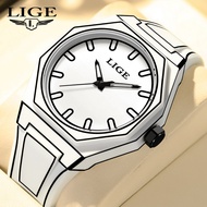 LIGE new Modern Minimalist Sketching Creative Sports and Leisure Watch Creative Design Waterproof Wa