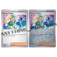 Pokemon Trainer Card - Emcee's Hype (163/182) - NORMAL/REVERSE HOLO - Destined Rivals Singles