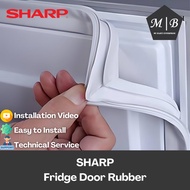 SHARP Fridge SJ-D45E-BE SJ-D45E-GY SJ-D45E-WH SJ-D48G-BE SJ-D48G-BL SJ-D48G-GY Door Rubber / Getah P