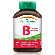 Jamieson – 維他命B雜 &amp; 維他命C 100粒 Jamieson – Vitamin B Complex + Vitamin C | 100 caplets