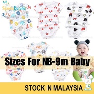 (0-9m) Newborn Baby Romper Baju Bayi Infant Short Sleeve Rompers Jumpsuit Baby Clothes Baby Shirt 05
