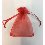 Glass Cloth Bag 9x12 cm 12 Pieces Chiffon-Organza 9x12 (12 Pieces)