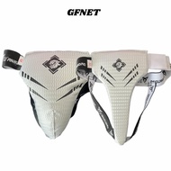 GFNET Groin Cup, PU Leather Polyester Cloth Groin Guard, Thickening Groin Protection Gear