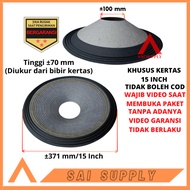 15-inch 15-In Speaker Paper Premium 4-inch Hole Conusdaun 15-inch Speakerdaun