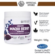 ORGANIC FIELDS Organic Maqui Berry Powder (120g) | Superfood | Antioxidant | Vision Health
