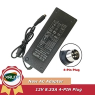 12V 8.33A 4-Pin Adapter for Synology NAS DS918 Plus DS916 DS415+ DS414 EA11011D-120 Power DS718+ DS9