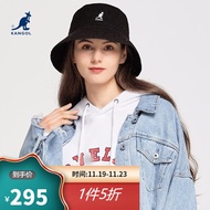 【礼盒装】kangol帽子女渔夫帽早秋新款帽子男女同款KOK3050ST帽子女秋冬 黑色 M