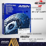Clutch Disc For ISUZU 4JA1 / 4JB1 HILANDER / FUEGO (9 1/2" x 24T)