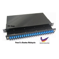 12port & 24port 1U Fiber Optic Patch Panel Splicing SC E2000/APC Adapter E2K