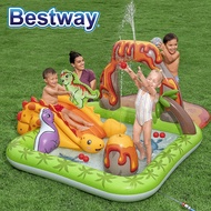 Bestway 53172 Volcano Springs Kids Inflatable Water Play Center and Pool PVC Water Slide
