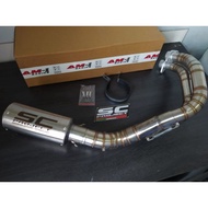 Exhaust Kawasaki Er6 Er6n Versys 650 Full System Sc Project Crt