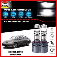 HONDA CIVIC 2000-2005 LED Headlight Lampu LED Kereta Car LED Mini Projector 9005/9006 LED Headlight 