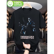 Arnold Schwarzenegger'S Terminator 2 Judgment Day T-Shirt, a Comfortable Casual Shirt Made of Thick