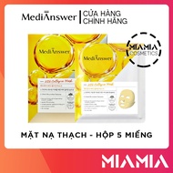 Mặt Nạ Thạch Medi Answer Vita Collagen Mask 37g Hộp 5 Miếng Chính Hãng - Mặt Nạ Thạch Dưỡng Trắng Da
