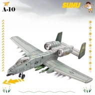 SUHU Attack Aircraft Building Blocks Set, A-10 F/A-18F Attack Aircraft Model Kit, Creative Detailed 