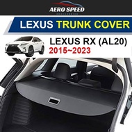 HC CARGO Lexus RX 2015 - 2023 AL20 Leather Retractable Trunk Cover Rear Cargo Boot Shade Curtain Acc