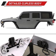 INJORA GREY ABS HARDTOP BODY W BUMPERS FOR TRX4M (133MM WB)#4M-66GL Original