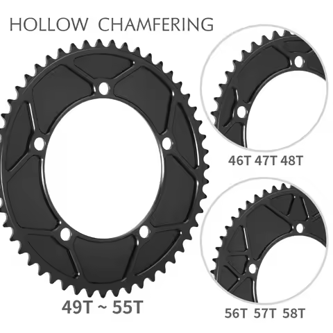 130 BCD (5-bolt AERO) Round Track Chainring Fixed Gear