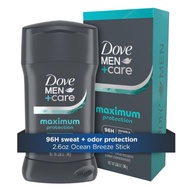 Dove Men Deodorant Ocean Breeze 2.6oz Maximum Sweat Protection