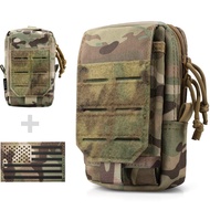 WYNEX Tactical EDC Pouch, Molle Utility Pouches Gadget Organizer Phone Holder Waist Pack Smartphone 