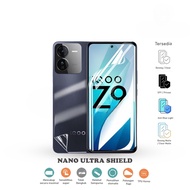 Hydrogel Jelly CLEAR iQOO 12 Z9 Z7 Z7X Z9X 11 Hidrogel Bening Glossy Putih Transparent Front Depan l