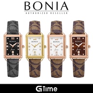 [Official Warranty] Bonia BNB10910 Series Women's 23x36.1mm Pearl Blank Dial Leather Watch Water Res