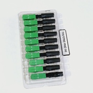 Đầu quang SC / APC Xanh lá (Fast Connector Optical Fiber - Rệp quang mạng APC)