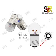 E10 Light Bulb For Students Project  1.5V 0.3A  / 2.5V 0.3A  / 12V 0.1A