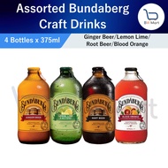 Assorted Bundaberg Craft Drinks (4 Bottle Pack)