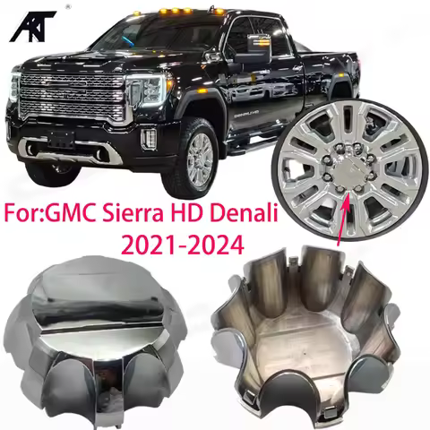 1PCS Wheel Center Cap 2021-2024 For:GMC Sierra HD Denali Chrome 23378324