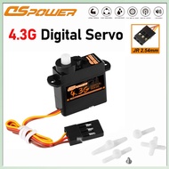 DSpower 4.3g Servo High Torque Waterproof Mini Digital Low Profile RC Servo Gear For RC Airplanes He