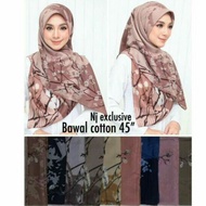 UMAMA SCARF BAWAL COTTON PRINTED/CORAK.