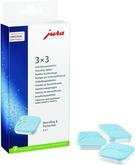 Jura 61848 Decalcifying Descaling Tablets for Coffee Machines (9 Tablets)