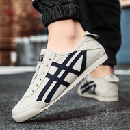 Heel Two-Way Canvas Shoes Mens Non-Shoelace Casual Shoes Breathable Thin Bottom Onitsuka Tiger Shoes Slip-on Sloth Sneakers