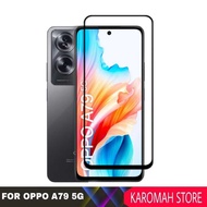 Tempered Glass oppo a79 5g 2023 Black Edge Screen Protector
