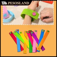 Felt Cloth Learning Toys Felt Cloth Button Bracelet Motor Skills Buttons Colorful Button Bracelets
